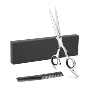 Ciseaux de coiffure professionnels en acier inoxydable 440C, lame tranchante, pour droitiers, manche long, usage en salon - Product Image 1