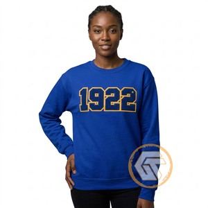 Sweat-shirt décontracté en molleton de coton 500g, personnalisé, de haute qualité, motif Trésors Grecs, pour femme, collection Automne/Hiver, Sigma Gamma Rho, écologique, couleur unie - Product Image 1