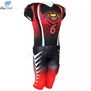 Wholesale Custom American Football Uniform Sublimation Breathable Short Football Jersey Pants Set Club High Quality Custom Logo - Product Image 2