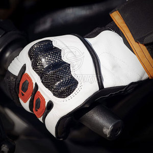 Gants en cuir pour hommes, pour la conduite de moto, antidérapants, confortables, durables, équipement pour la conduite de moto - Product Image 6
