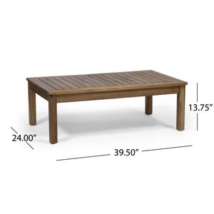 Set Divanetto da Esterno con Telaio in Legno di Acacia e Tavolino, con Cuscini, Arredamento da Giardino per Conversazione, Mobili in Legno per Esterni - Product Image 6
