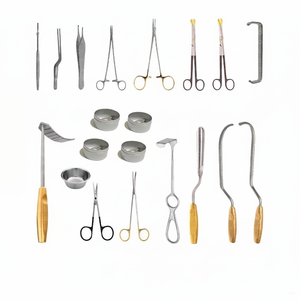 Ensemble d'instruments de mammaplastie en acier inoxydable, instruments de chirurgie plastique manuels, classe I, haute qualité - Product Image 1