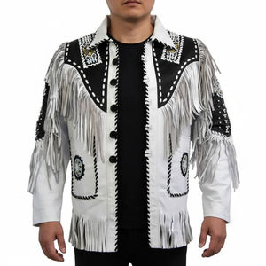 Veste de cowboy personnalisée de haute qualité, logo fin sur le devant, pour homme, hiver, service ODM OEM - Product Image 1