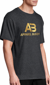 Camiseta de Manga Corta Casual para Hombre, Marca AMY, 100% Algodón, Corte Regular, Lisa, con Logotipo Personalizado Bordado en la Parte Delantera, Venta al Por Mayor - Product Image 4
