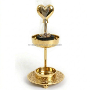 Quemadores de Resina y Latón Ajustables Hechos a Mano con Corazón en la Parte Superior, Suministro al por Mayor - Product Image 5