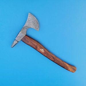 Industrial Carbon Steel Hand Hatchet Natural Wood Handle Portable Camping <b>Tool</b> Outdoor Wood Cutting Hiking Bushcraft Garden - Product Image 1