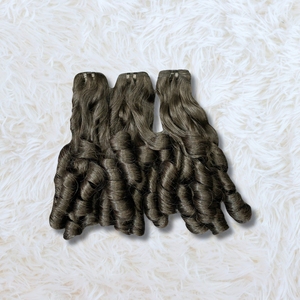 Premium 100% Pure Extensiones de cabello humano vietnamita Maravillosos paquetes de cabello rizado ondulado profundo con pelucas delanteras de encaje - Product Image 4