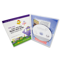 Série de DVD éducatifs pour enfants personnalisés, emballage Digipak vidéo