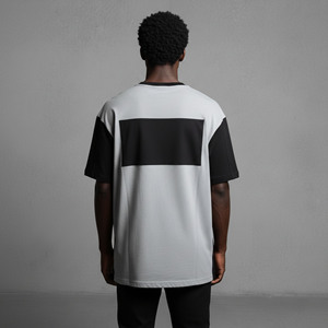 Camiseta de hombre de algodón 100% de 210 g, de corte holgado, hombros caídos, estilo urbano, personalizable, ideal para verano, de gran venta. - Product Image 6