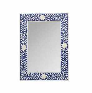 Vente directe usine – Miroir mural de luxe moderne avec incrustations en os, cadre de haute qualité, miroir décoratif pour salle de bain - Product Image 5