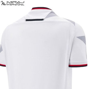 Camiseta de Rugby Blanca/Gris con Estampado de Estrellas, Cuello en V, Alto Rendimiento, Servicio OEM ODM, Buen Proveedor, Nueva Llegada, Máxima Calidad - Product Image 5