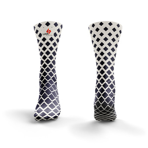 Personalized Unisex Crew Knitted Sports Socks with Spandex, <b>Nylon</b> and Cotton Breathable Anti <b>Slip</b> Yoga Soccer Basketball Socks - Product Image 1