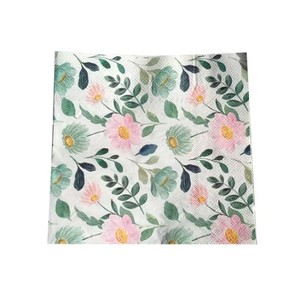 Soft Virgin Wood Pulp 3 Ply Absorbent 8 <b>Fold</b> High Quality Disposable <b>Table</b> Napkins for Easter Christmas Thanksgiving & Halloween - Product Image 1