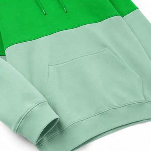 Sudadera con Capucha y Cremallera para Hombre, Verde, Bordada, de Felpa Gruesa, Corte Regular, Algodón, Informal, para Invierno - Product Image 6