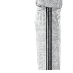 ซัพพลายเออร์ปากีสถาน ขายส่ง ชุดบาสเก็ตบอลผ้า Bird Eye โพลีเอสเตอร์ 100% - Product Image 4