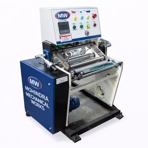 Máquina Rebobinadora de Papel de Aluminio MOHINDRA MECHANICAL WORKS MMW-KFR001 Sistema Semiautomático de Alto Rendimiento con 1 Año de Garantía - Product Image 1