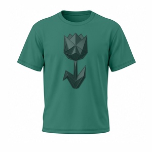 Top Trend Sustainable Men's Custom Printed <b>T</b>-<b>Shirt</b> Cotton/<b>Polyester</b> Anti-shrink Quick Dry Breathable Short Sleeve Regular Fit - Product Image 1