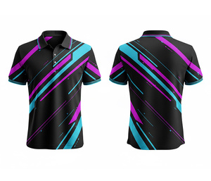 Professional Sublimation Polo Shield Jersey Custom Sportswear Durable Stitching for Men Women Youth Quick-Dry Dry-Fit Active - Product Image 2