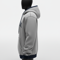 Hoodie Musim Dingin Bordir Aplikasi Khusus Bahan Fleece Katun 100% Bernapas untuk Pria Wanita Streetwear OEM ODM Produsen Grosir 430g