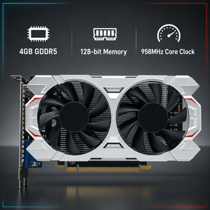 ใหม่ <span class=keywords><strong>GTX</strong></span> <span class=keywords><strong>650</strong></span> <span class=keywords><strong>TI</strong></span> 4GB พัดลมคู่128Bit GDDR5 3.0 PCI Express X16 DirectX 12การ์ดจอสำหรับเล่นเกมสำหรับเดสก์ท็อปพีซี - Product Image 2
