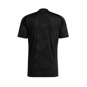 Maillot de football pour homme OEM ODM, noir camouflage, manches courtes, évacuation de l'humidité, coupe classique, 100% polyester, col en V, vêtements toutes saisons - Product Image 2