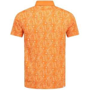 Polo de manga corta unisex, liso, estilo jersey, para uso diario, transpirable, de secado rápido, con botones. - Product Image 5