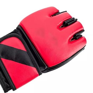 Nouveaux gants de boxe MMA en cuir PU à demi-doigts avec logo personnalisé, service OEM, confortables et respirants - Product Image 6