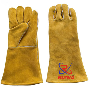 Gants de soudure en cuir de vachette de qualité supérieure pour protection contre la chaleur du foyer et du barbecue, gants de soudure robustes - Product Image 2