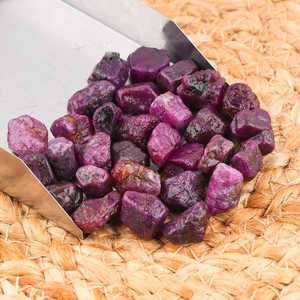Raw Ruby Natural Untreated July Birthstone Gemstone Rough Crystal For Jewelry Making Loose Stone High Quality - Product Image 1