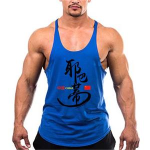 Camiseta sin mangas para hombre, la más vendida del verano, chaleco estampado sin mangas, ropa de gimnasio, fitness, culturismo, entrenamiento muscular - Product Image 5