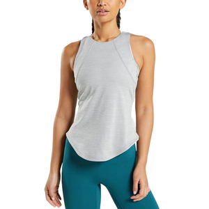 Débardeur de sport décontracté élastique grande taille pour femme, personnalisable avec logo, pour fitness et yoga, collection été 2027 - Product Image 4