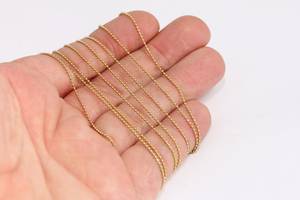 โซ่ลูกปัดทองเหลืองดิบ - ของตกแต่งบ้านสไตล์โมเดิร์นและดั้งเดิม งานฝีมือ MS รุ่น MS-wc-001 - Product Image 6