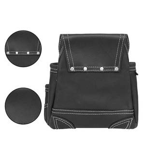 Premium Leather <b>Tool</b> <b>Belt</b> With Multiple Pockets And Organizer For Carpentry And Construction Use - Product Image 4