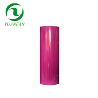 Échantillons gratuits Yuanfan, nouveau design, film PET de transfert thermique de haute qualité, marque personnalisée, Flex Foil Chine, rouleaux de vêtements