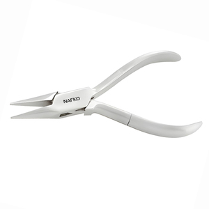 Pince optique professionnelle en gros, pince à bec effilé optique 140 mm en acier inoxydable, outils et équipements de bijouterie, pince à main - Product Image 1