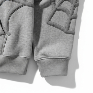 Sudadera con capucha prémium al por mayor 555555 con estampado de espuma, chándal unisex de forro polar, sudadera de ropa urbana, directo de fábrica - Product Image 6