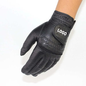 Gants de golf unisexes en cuir véritable à doigts complets, sur mesure, qualité supérieure, prix abordable, les plus vendus, avec logo personnalisé et boucle - Product Image 6