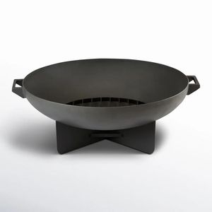 Brasero de hierro Fira Pits, el más vendido, con pedestal, diseño de olla oscura, brasero de alta calidad para decoración de hogar, hotel, jardín y exteriores. - Product Image 6