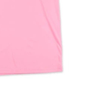 T-shirt brodé personnalisé noir pour femme avec lettrage, manches courtes, col rond, bordure rose et verte, style décontracté et tendance - Product Image 5