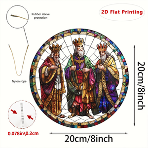 CIFbuy Décoration de fenêtre en acrylique Prisme Arc-en-ciel, Ornement suspendu coloré pour jardin, Attrape-soleil en cristal, TikTok pour Temu Pick up - Product Image 2