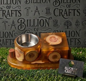 Support d'encens et coffret à oud en bois et résine artisanale de luxe, cadeau traditionnel arabe pour le Ramadan et l'Aïd, pour la maison et le bureau - Product Image 3