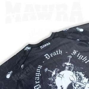 Rashguard de MMA y BJJ - Manga Corta 73% Poliéster/27% Elastano Color y Logotipo Personalizables Ropa Deportiva para Hombre Adulto - Product Image 3