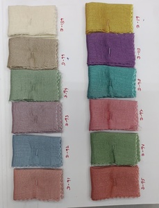 Tela de poliéster Vichitra Silk Plain Print, ligera, 60GSM, tejida, en stock, para confección de ropa, kurti, vestido, sari, para mujeres y niñas. - Product Image 5