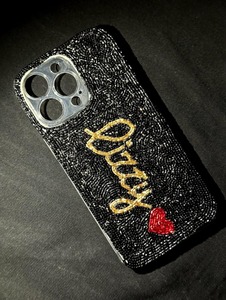 Correa de cuentas hecha a mano para el Día del Partido, cordón bordado con lentejuelas rojas y letras blancas, llavero para bolso deportivo - Product Image 6