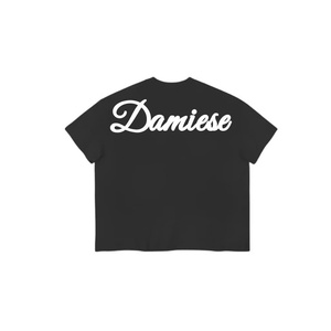 เสื้อยืดด็อบบี้ผ้าฝ้าย 100% สำหรับทุกเพศ 250GSM |   กราฟิกนูนสามมิติ |   โลโก้ด้านหน้า |   ทรงเข้ารูป |   ชุดลำลองทางธุรกิจ |   OEM/ODM - Product Image 3