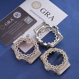 GA2100 Mod Kit Custom Iced Out Watch Stainless Steel <b>Case</b> Luxury CasiOak Style Diamond Inspired Watch moissanite watch for men - Product Image 2