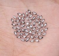 OM GEMS Modèle 01 3.0 x 1.5 MM Diamant naturel fantaisie foncé taillé marquise, percé au laser, pour bague de mariage, pendentif et paire de boucles d'oreilles