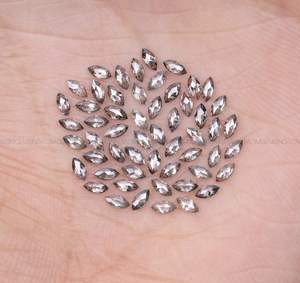 3.0 X 1.5 มม. |   แหวนแต่งงานเพชรแท้ทรงมาร์คีส์เจียระไนด้วยเลเซอร์สีเข้มแฟนซี พร้อมจี้และต่างหูคู่ - Product Image 1