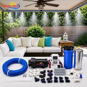 Système de brumisation extérieur en laiton avec kits de brumisation d'eau à filetage femelle 1/4'' pour système de brumisation de jardin et de terrasse - Product Image 3