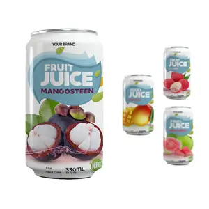 Senza zuccheri aggiunti succo di frutta tropicale bevanda fresca 330ml etichetta privata OEM campione disponibile gratuito